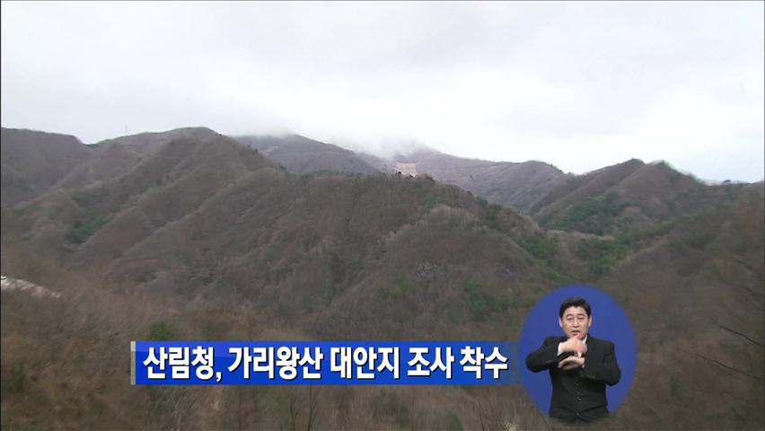 산림청, 가리왕산 대안지 조사 착수