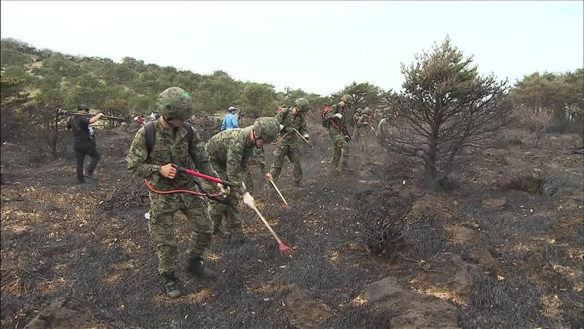 국립공원 한라산 24년 만에 불…임야 2㏊ 전소