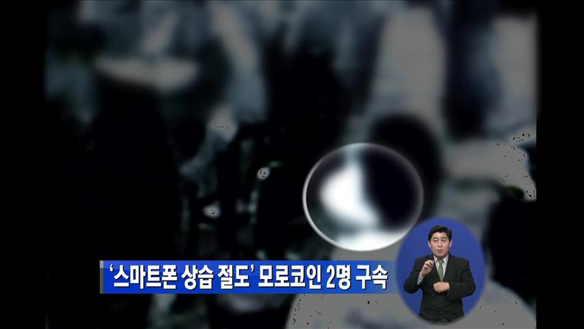 ‘스마트폰 상습 절도’ 모로코인 2명 구속