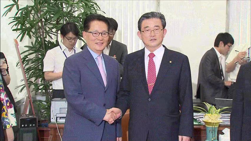 여야 원내 회동…이재오 대선·이해찬 당 대표 출마