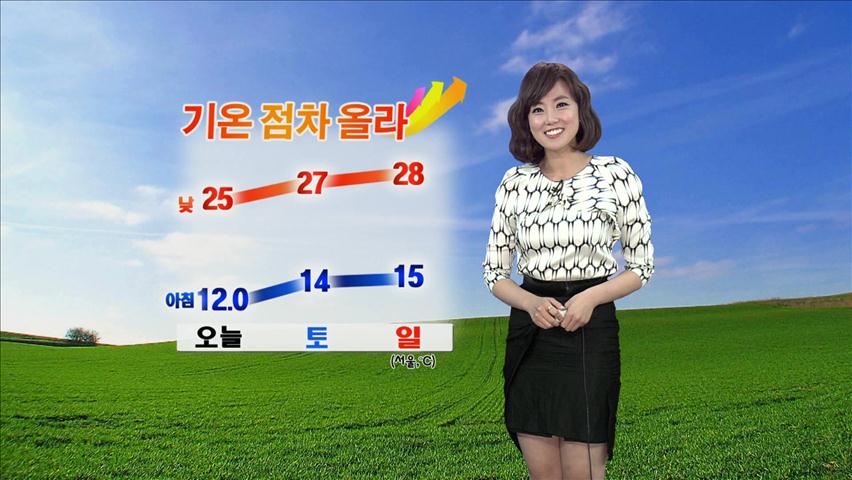 한낮 서울 최고 25도 등 초여름 날씨