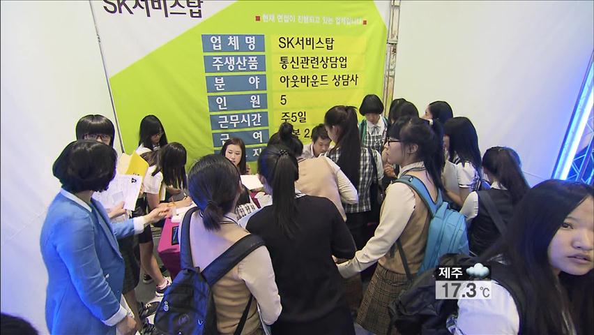 고졸 채용 확산…여고생 취업박람회 성황