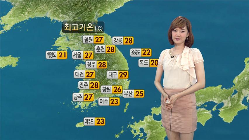 오늘 어제보다 기온 내려가…주말에 더위