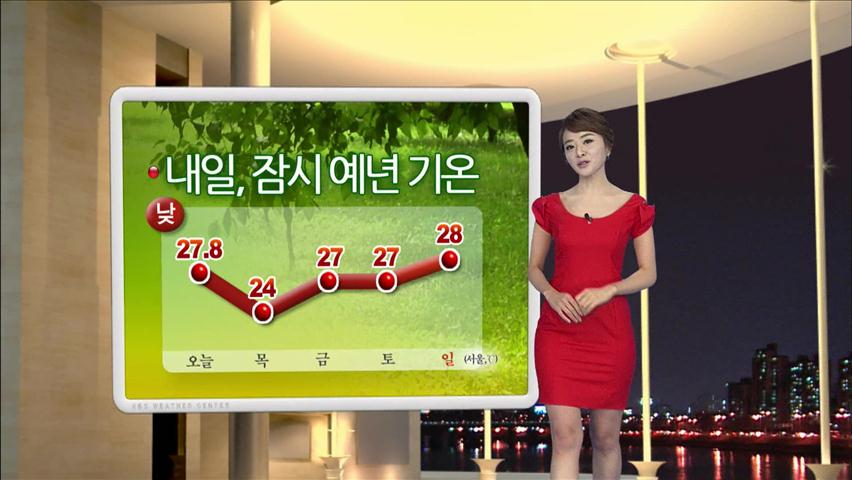 내일, 잠시 예년 기온…모레부터 다시 기온 올라