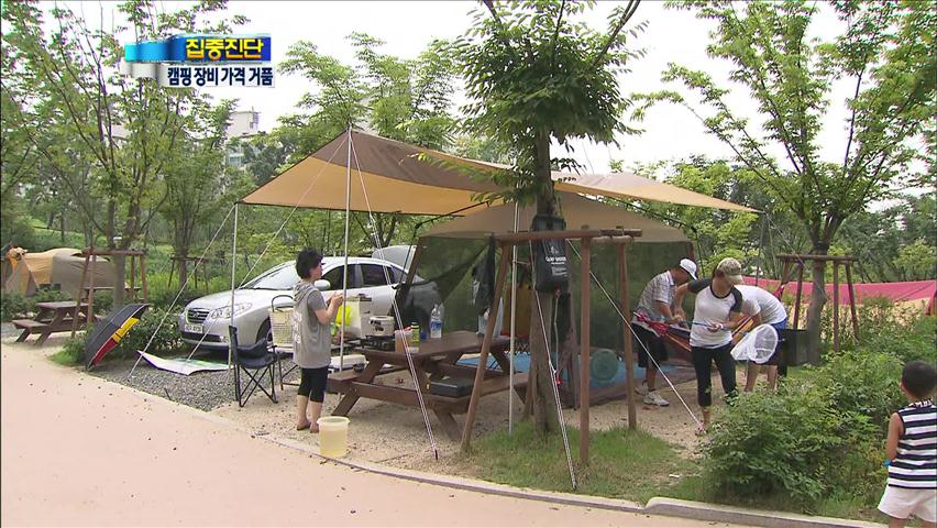 [집중진단] 캠핑 인구 100만…장비 가격 거품 조짐