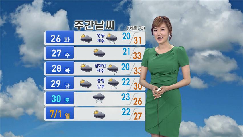 인천·경기 북부 첫 폭염주의보…제주 빗방울