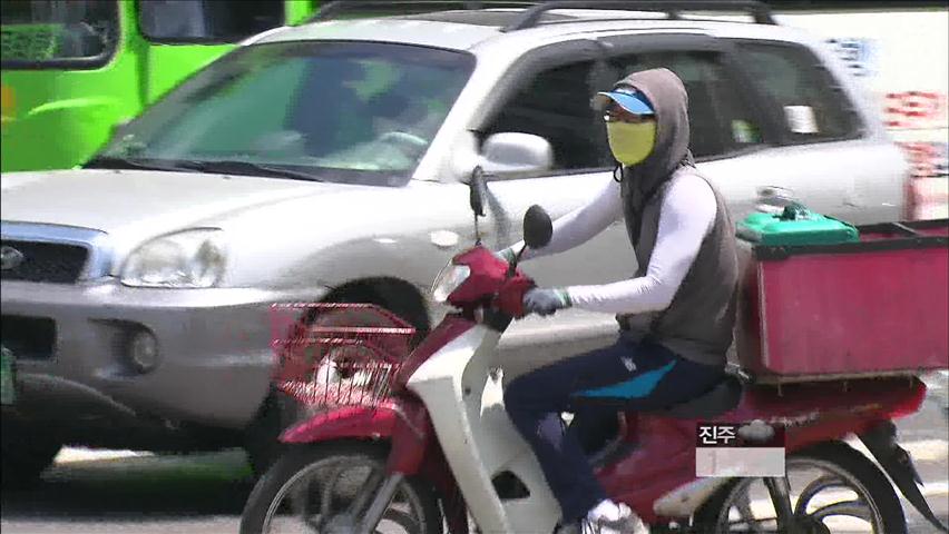 “오토바이 헬멧 미착용 99%가 중상”