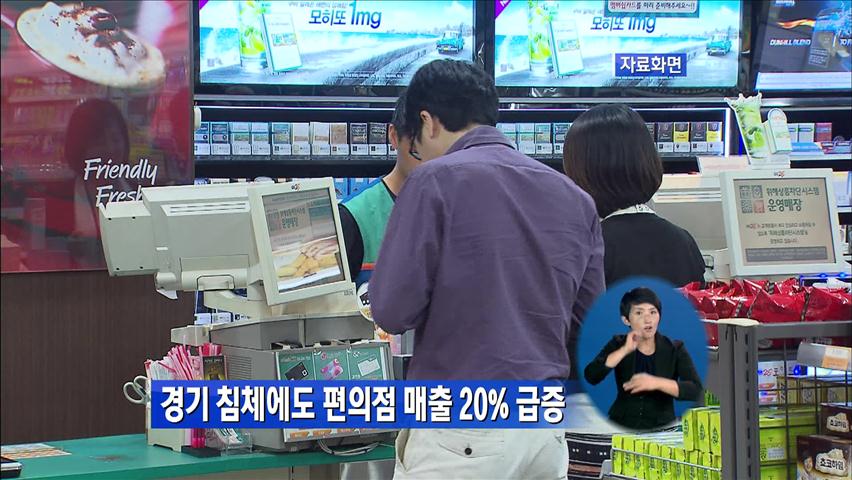 경기 침체에도 편의점 매출 20% 급증