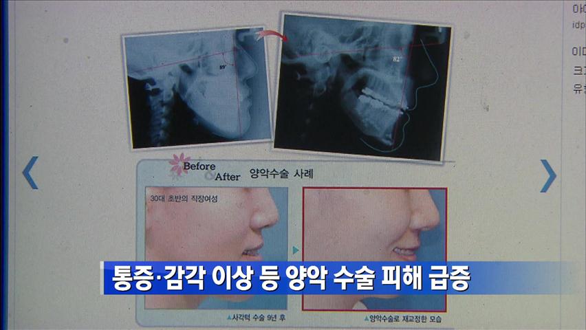 통증·감각 이상 등 양악 수술 피해 급증