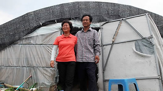 “비닐하우스에 사는 부모님께 새 집”