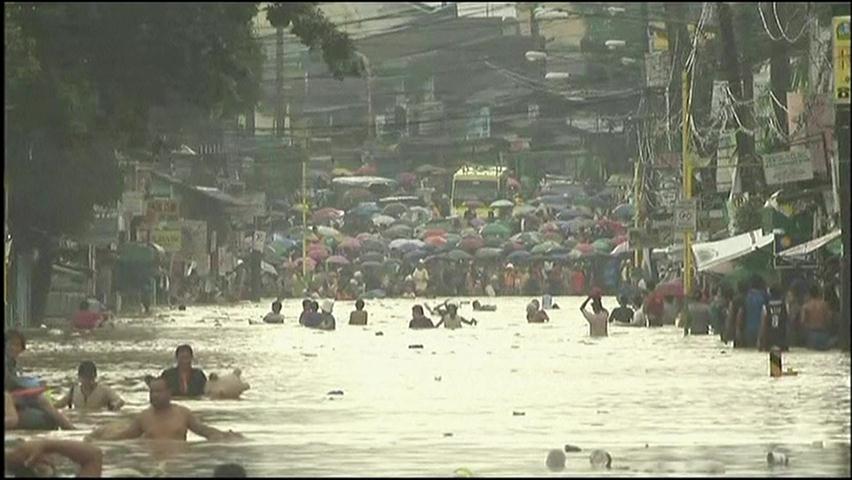 필리핀, 열흘 넘게 폭우…이재민 200만 명