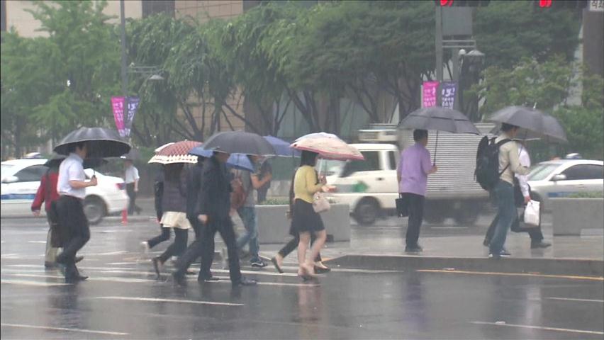 수도권·충남 서해안 호우특보…최고 120mm 비