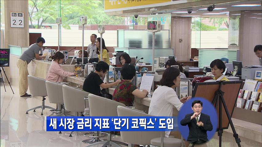 새 시장 금리 지표 ‘단기 코픽스’ 도입