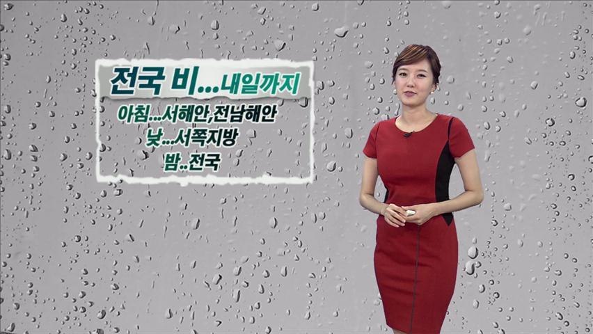 전국 비…내일까지 계속