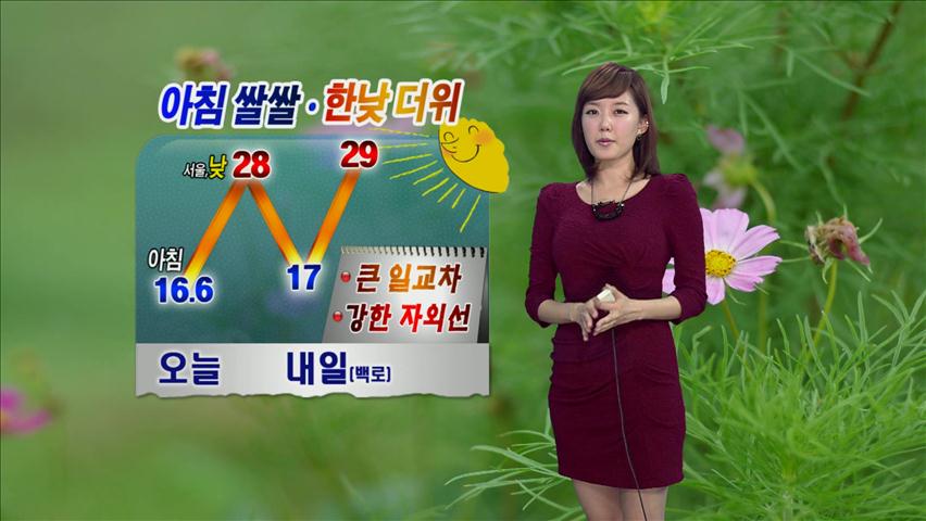 서울 아침 기온 16도·한낮 더위…일교차 커
