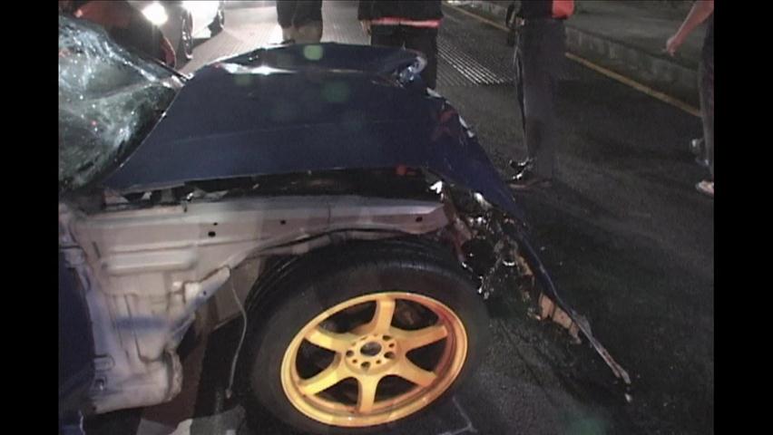 후암동서 승용차-택시 정면 충돌…5명 부상