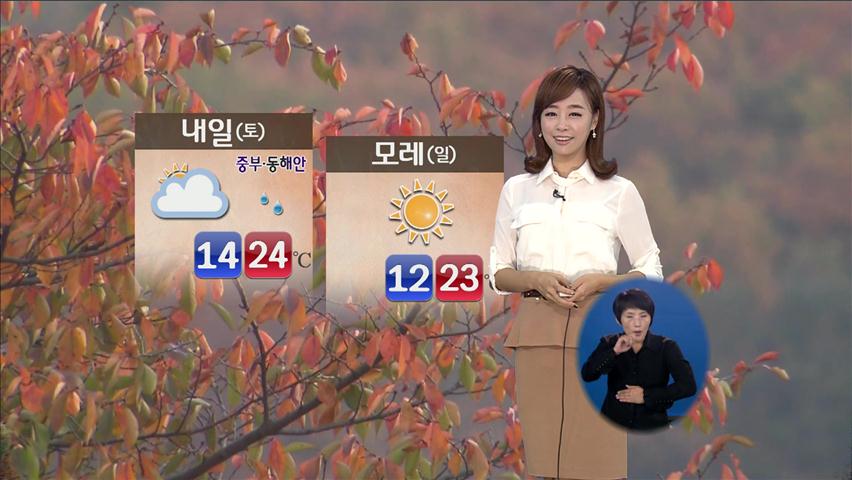 주말 전국 맑아…서울·수원 낮기온 23도