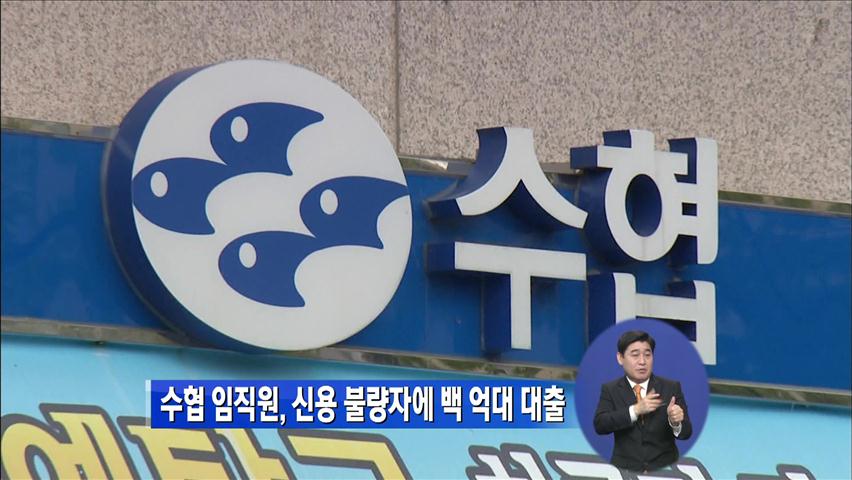 수협 임직원, 신용 불량자에 백 억대 대출