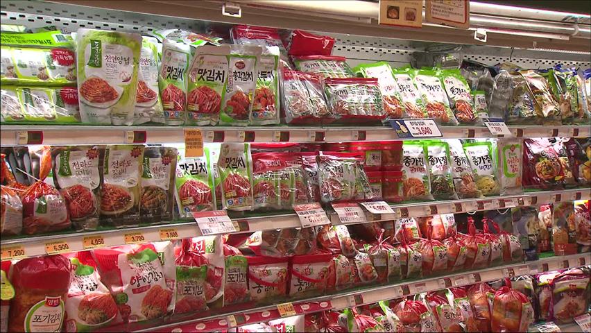 겨울 채소 가격 급등…포장김치 판매 급증