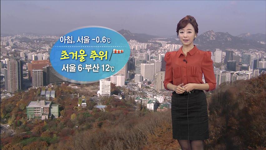 어젯밤, 서울 첫눈…초겨울 추위