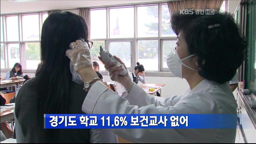 경기도 학교 11.6% 보건교사 없어