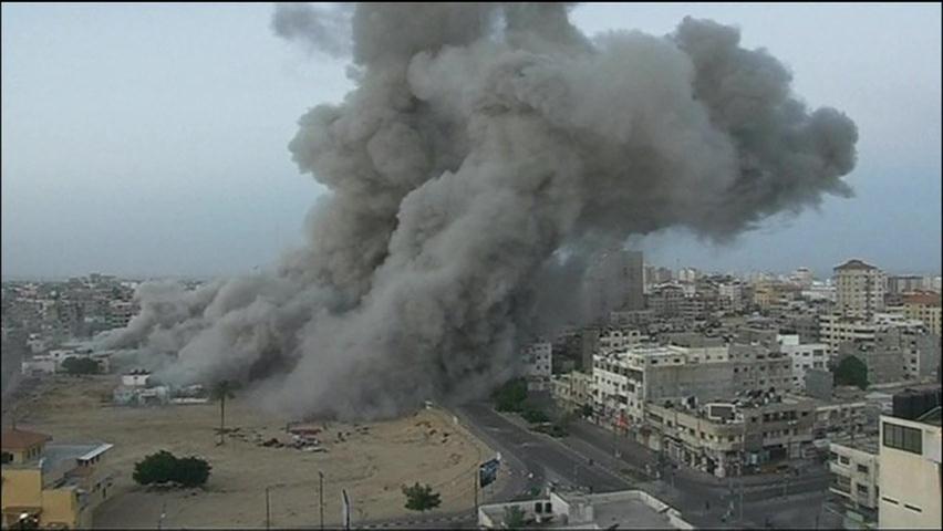 이스라엘 닷새째 가자지구 공습…지상군 투입 고민