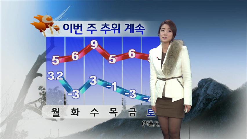 이번 주 추위 계속…서울·중부지방 비