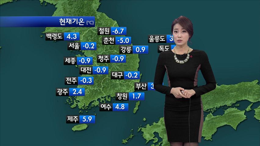 전국 영하 추위 계속…내일 추위 절정