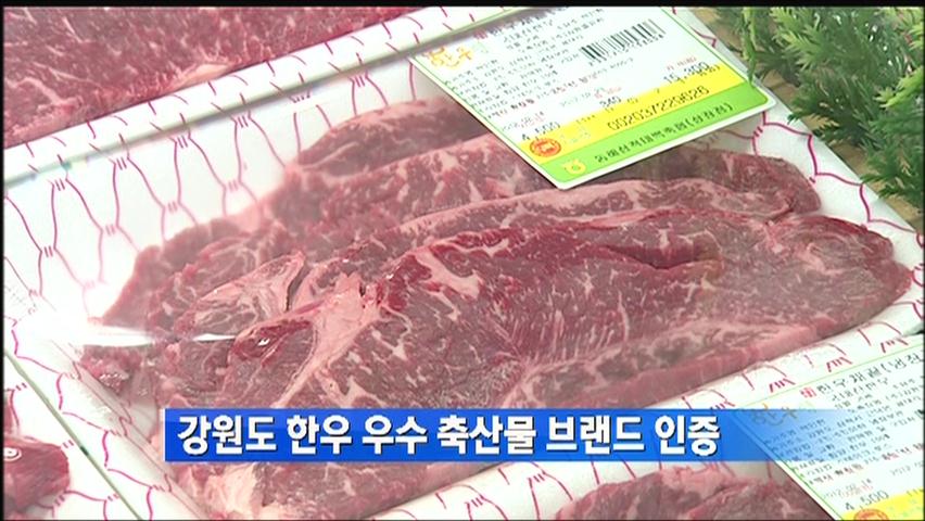 강원도 한우 우수 축산물 브랜드 인증
