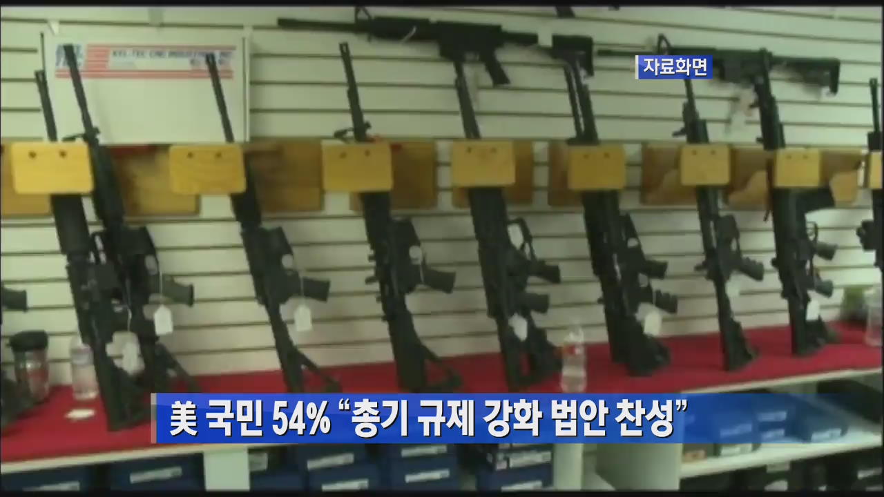 미국민 54% “총기 규제 강화 법안 찬성”