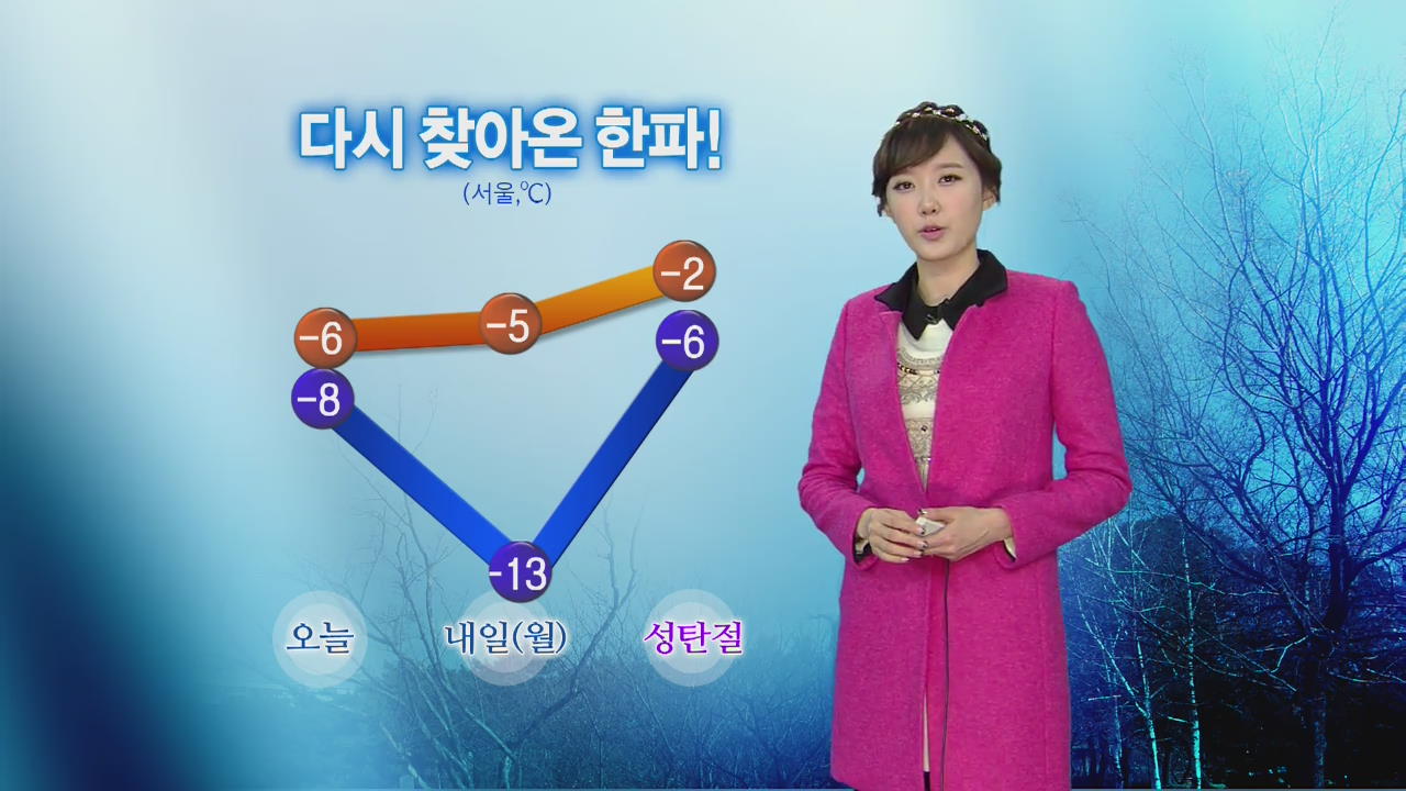 다시 찾아온 한파…충남·호남 눈