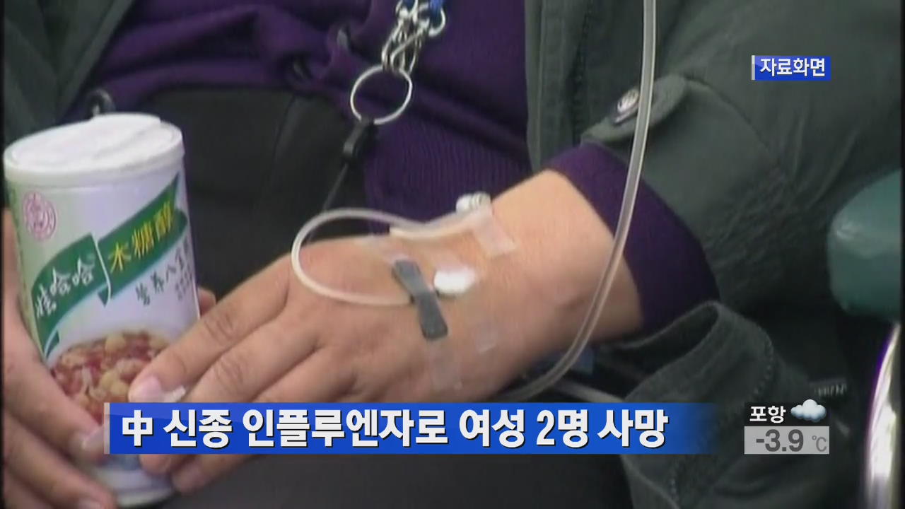 中 신종 인플루엔자로 여성 2명 사망