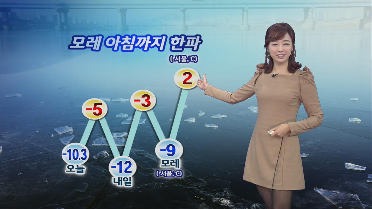 모레 아침까지 한파…내일 서울 오전 -12도