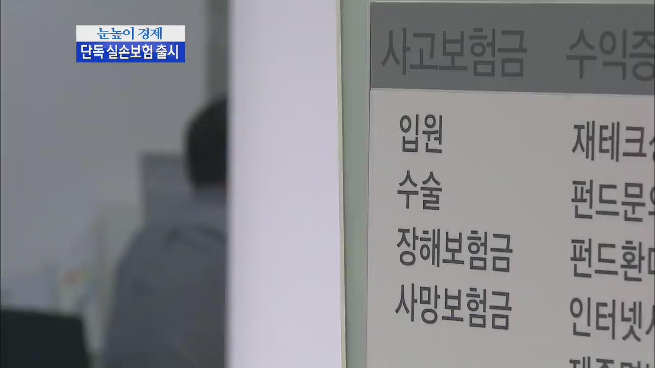 [눈높이 경제] 단독 실손의료보험 출시…특징과 주의점