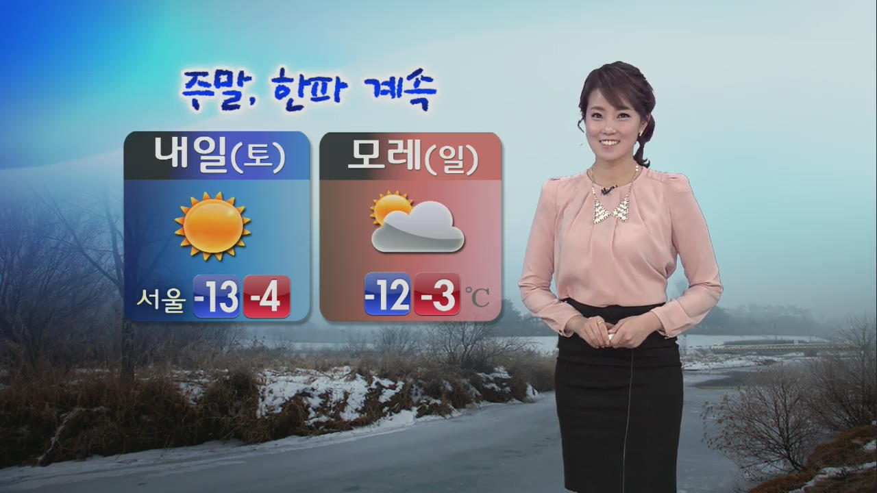 전국 곳곳 한파특보…서울 -10도·낮기온 -6도