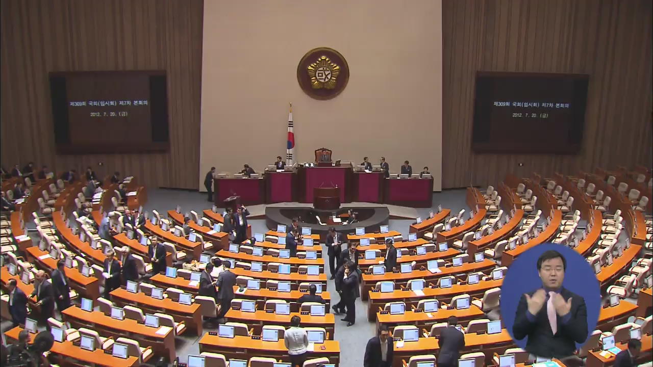 여야, 정부조직법 처리 무산…장기화 되나