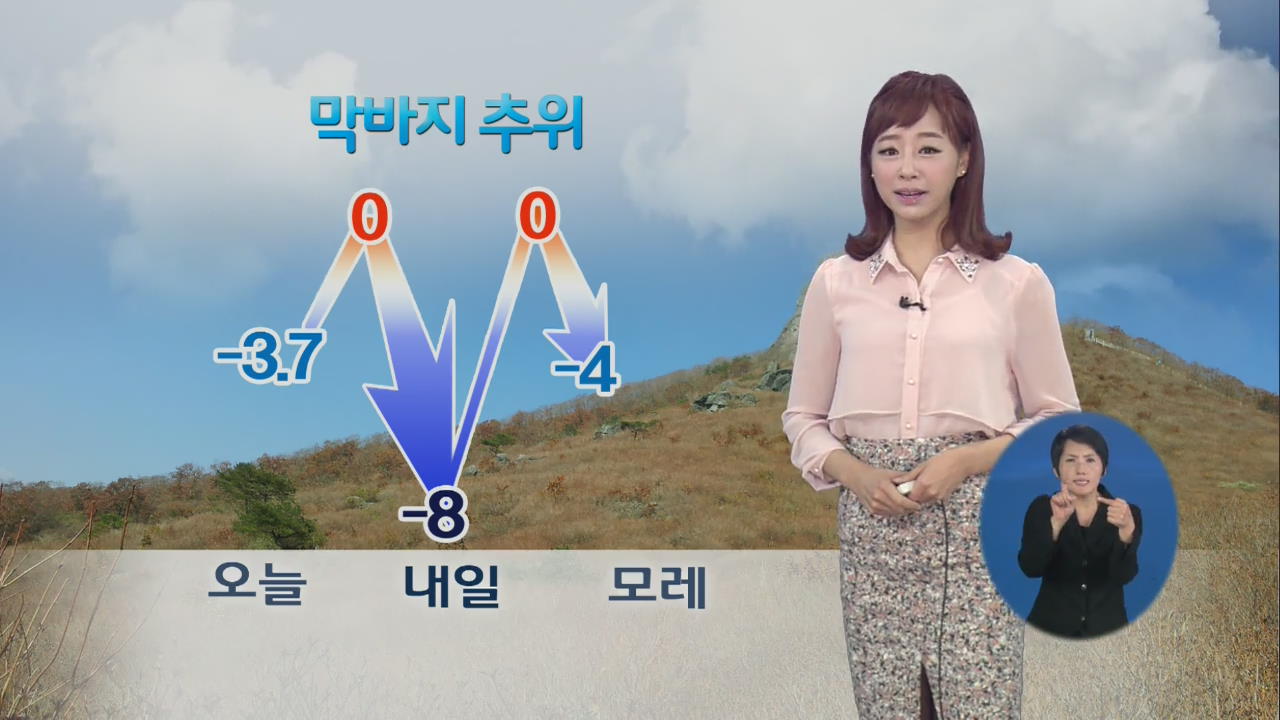 이번 겨울 막바지 추위…내일 더 추워져