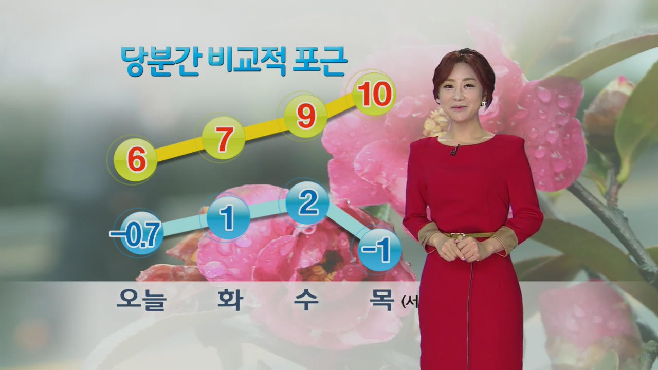 당분간 비교적 포근…건조한 날씨, 불조심!