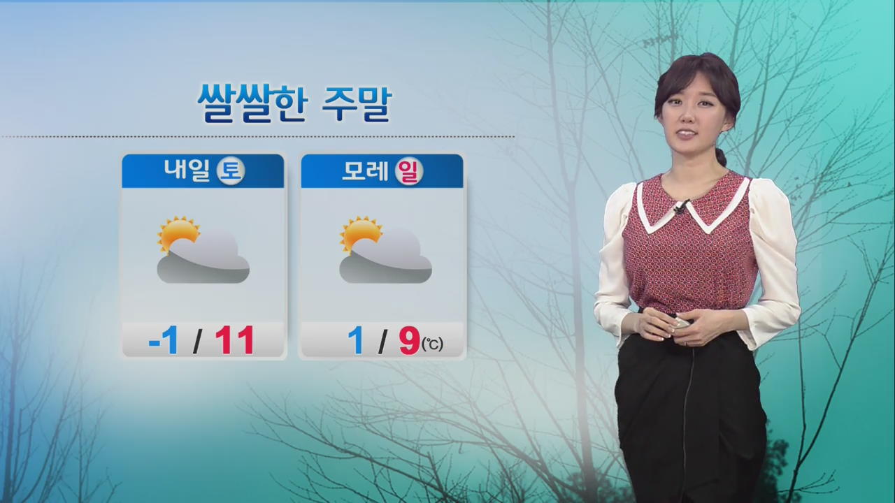 쌀쌀한 주말…서울·중북부지방 산발적 ‘비’