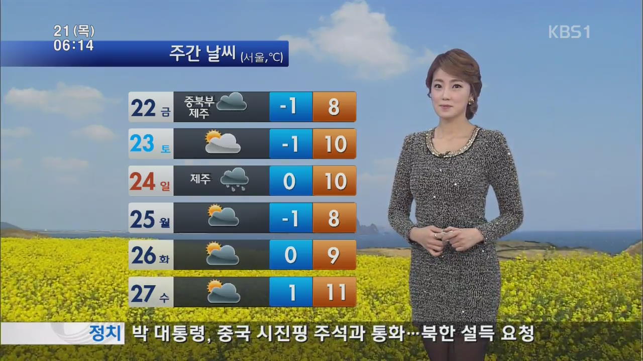 전국 영하권…서울 영하 7도