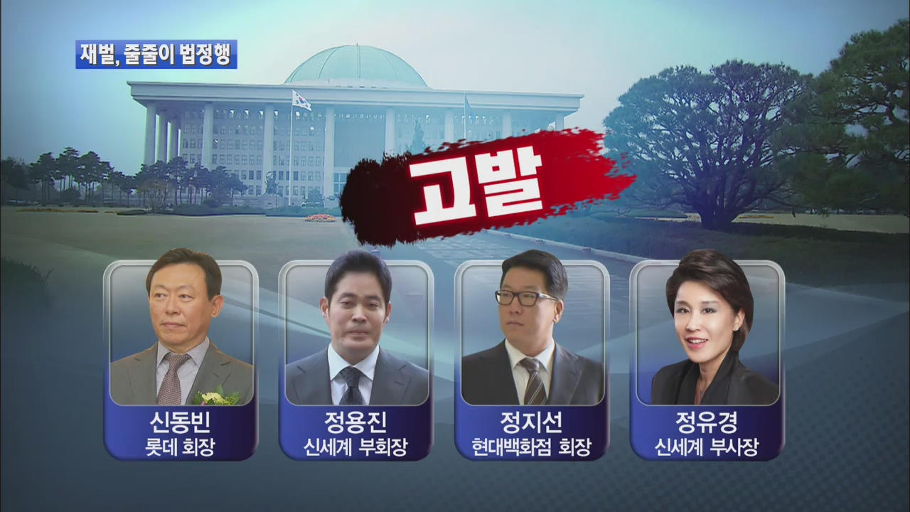 ‘국회 불출석’ 재벌 총수 이례적 재판