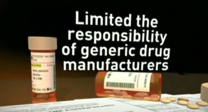 美 카피 약 제조업체 책임 회피 논란