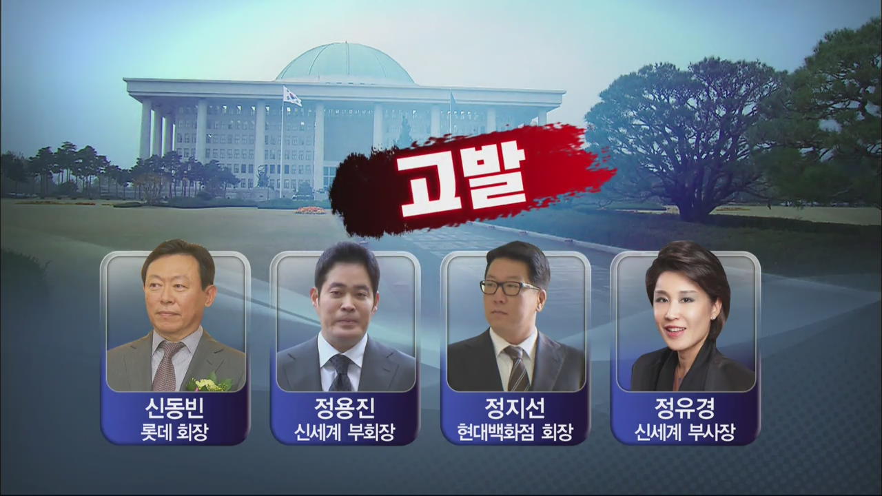 ‘국회 증인 불출석’ 유통재벌 줄줄이 법정
