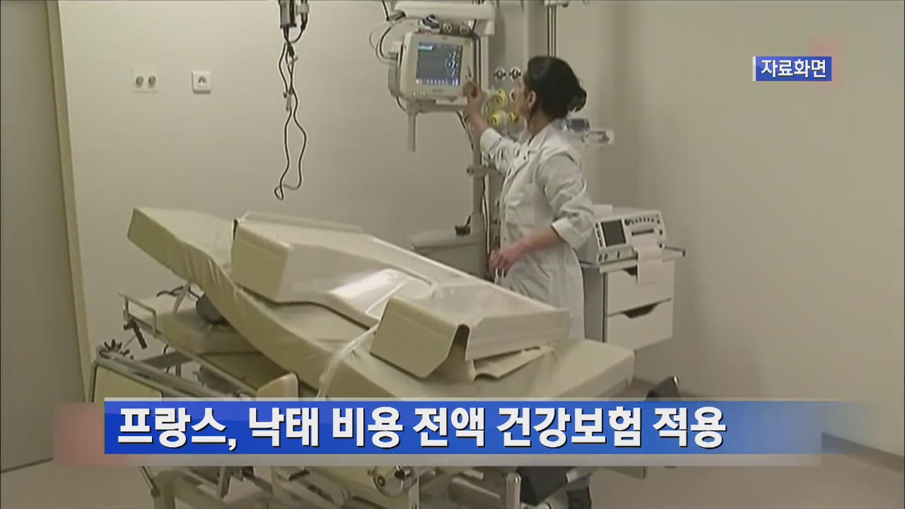 프랑스, 낙태 비용 전액 건강보험 적용
