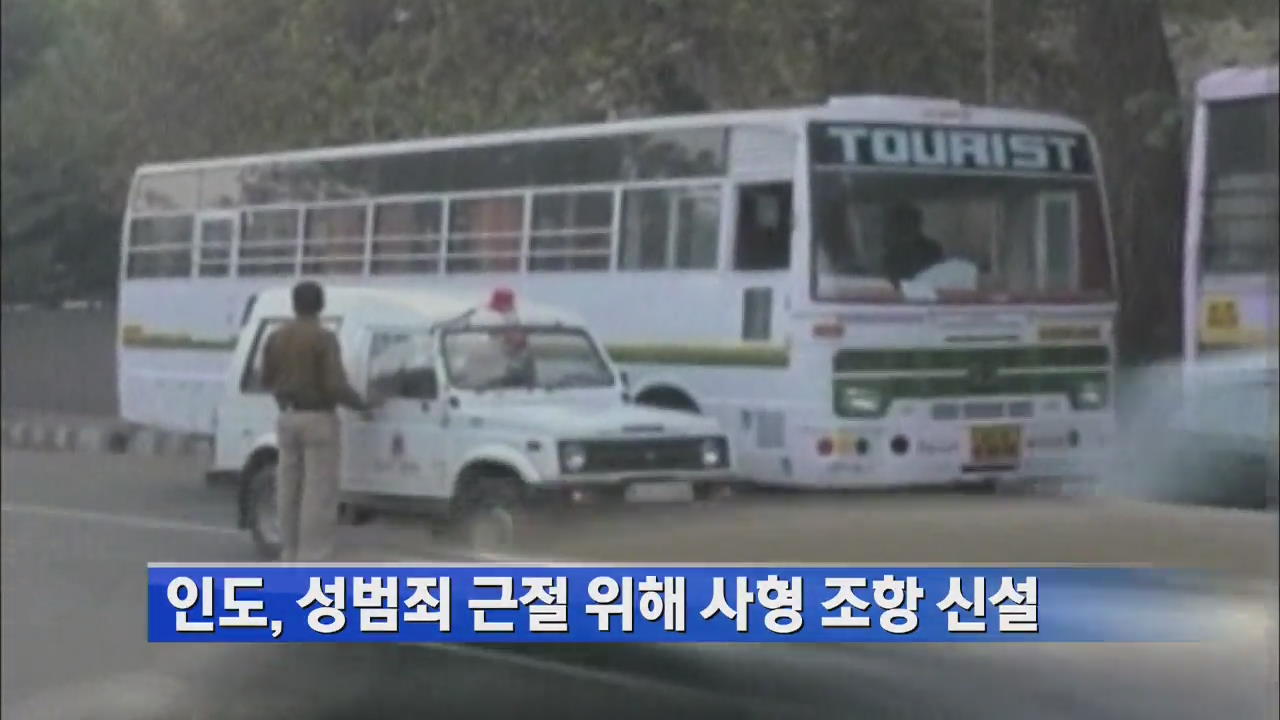인도, 성범죄 근절 위해 사형 조항 신설