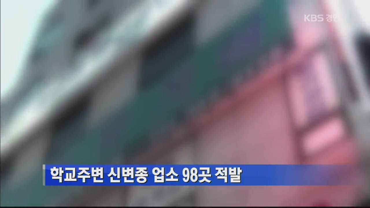 경찰, 학교주변 불법 풍속업소 98곳 적발