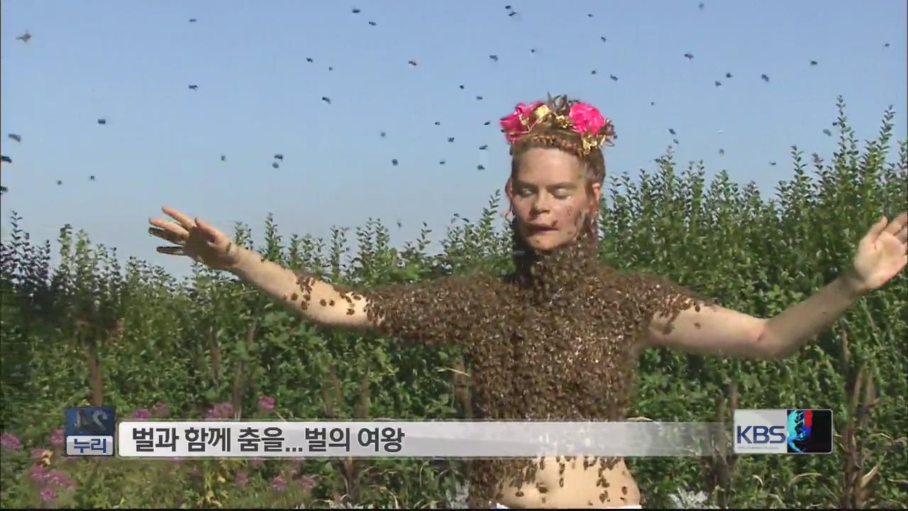 [지구촌 화제의 영상] 벌과 함께 춤을 外