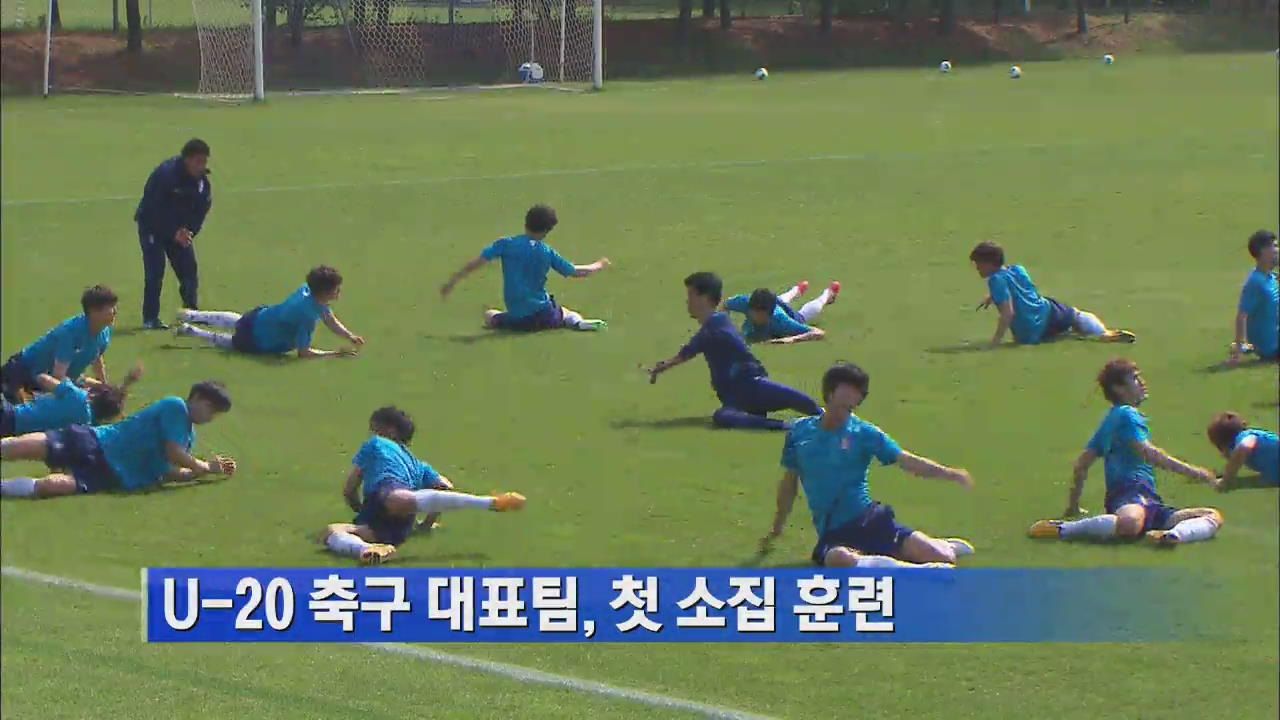 U-20 축구 대표팀, 첫 소집 훈련