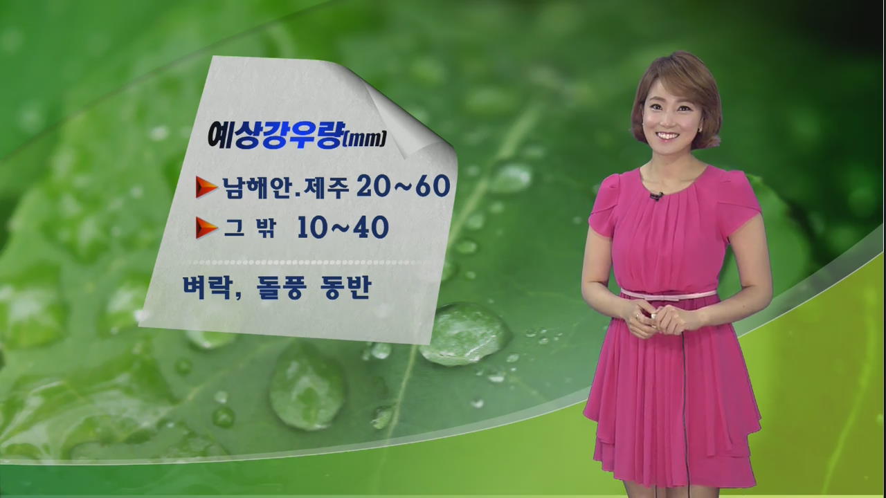 곳곳 벼락·돌풍 동반한 비…내일 오후 비 그치고 더위 주춤