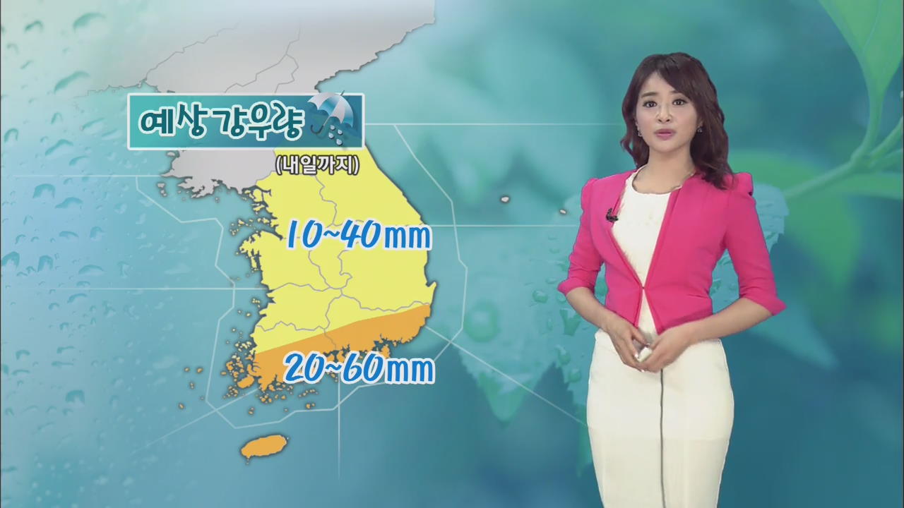 밤새 전국 최고 60mm 비…돌풍 주의